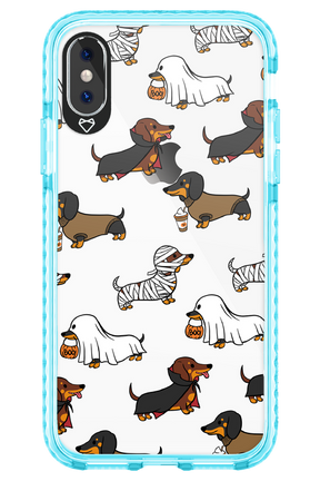 Scary Dachshund (Transparent) - Apple iPhone X