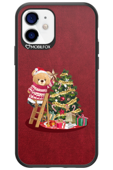 Christmas Bear (Burgundy) - Apple iPhone 12