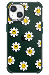 Smiley Flowers Transparent - Apple iPhone 14