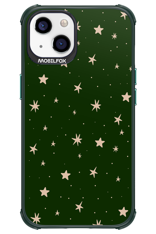 Forest Green Stars - Apple iPhone 13