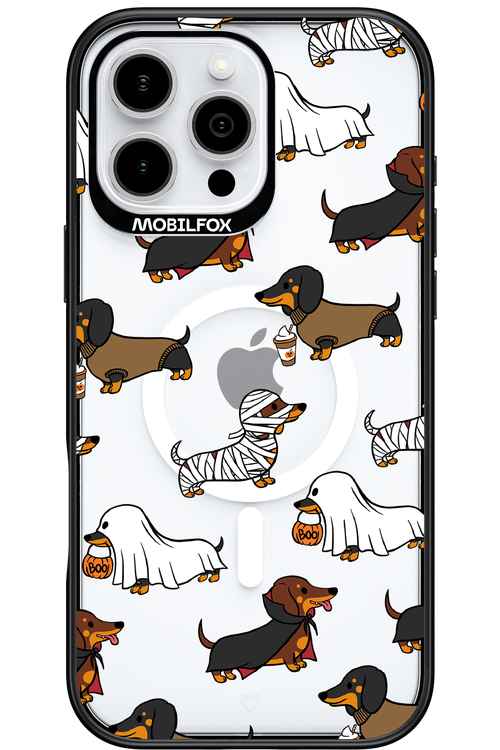 Scary Dachshund (Transparent) - Apple iPhone 16 Pro Max