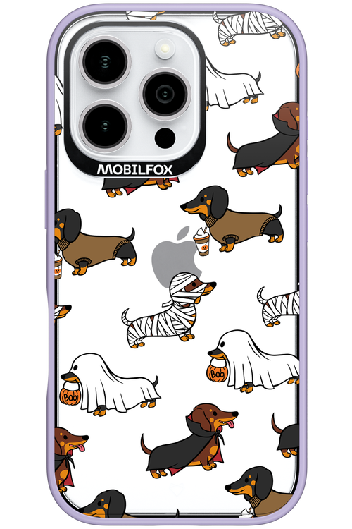 Scary Dachshund (Transparent) - Apple iPhone 16 Pro