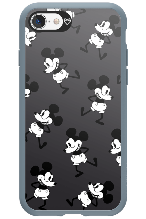 Iconic Mouse (antracite pattern) - Apple iPhone SE 2022