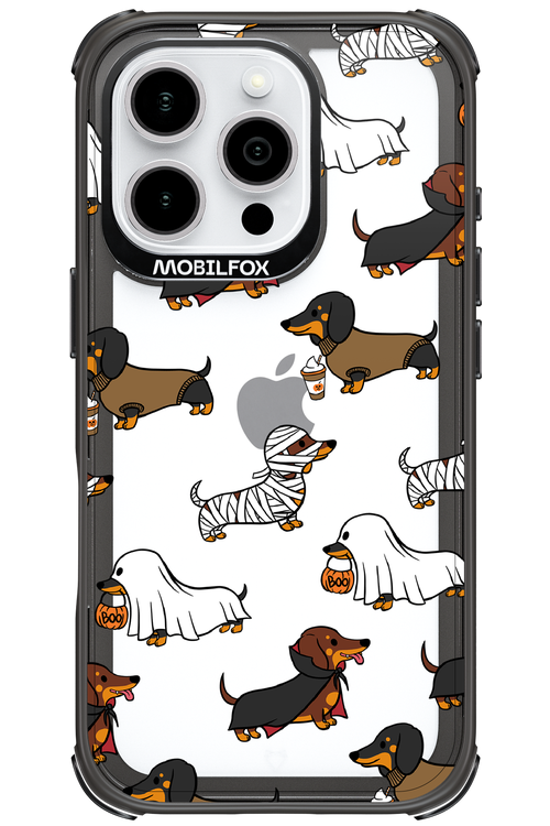 Scary Dachshund (Transparent) - Apple iPhone 16 Pro
