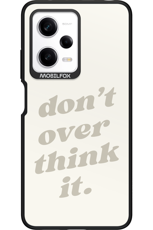 No OverThink - Xiaomi Redmi Note 12 Pro 5G