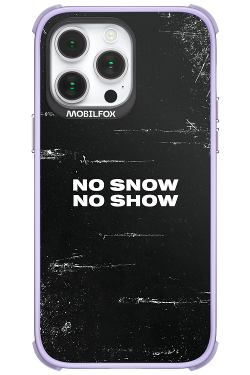 No snow, no show - Apple iPhone 14 Pro Max