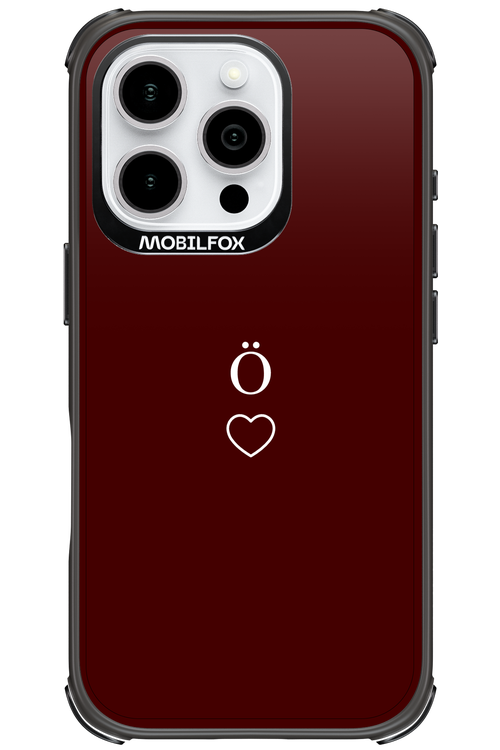 O Burgundia II 2.0 - Apple iPhone 16 Pro