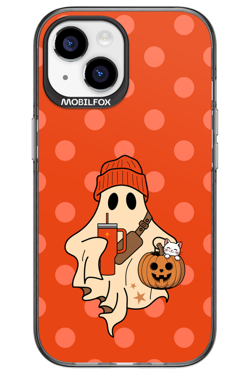 Ghost Girl (Orange) - Apple iPhone 15