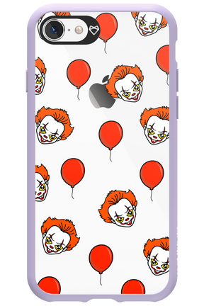 Mystery Clown (Transparent) - Apple iPhone 8