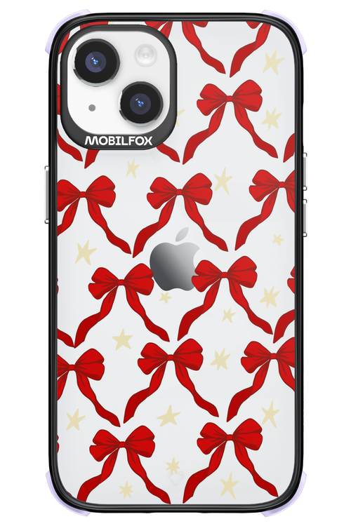 Bow & Stars (Transparent) - Apple iPhone 14