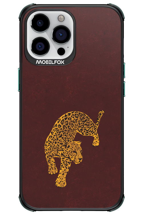 Burgundy Leopard - Apple iPhone 13 Pro Max