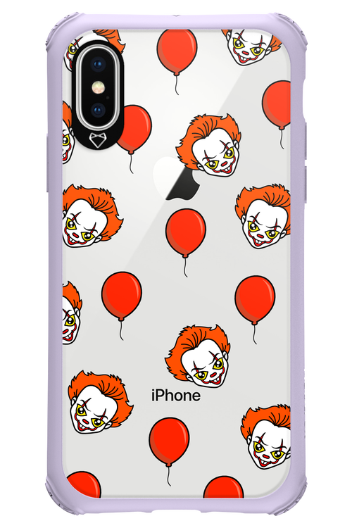 Mystery Clown (Transparent) - Apple iPhone X