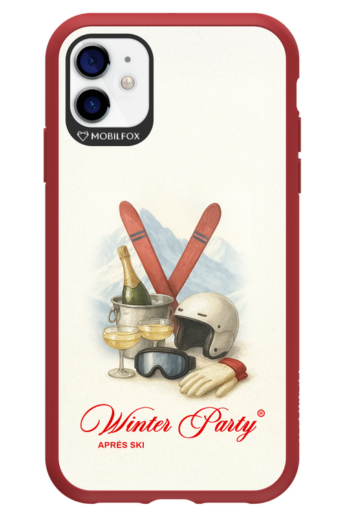 Winter Ski Party - Apple iPhone 11