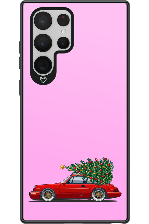 XMAS Car Pink - Samsung Galaxy S22 Ultra