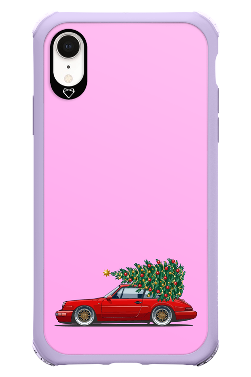 XMAS Car Pink - Apple iPhone XR