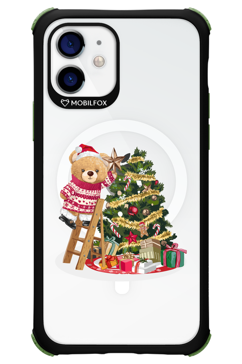 Christmas Bear (Transparent) - Apple iPhone 12
