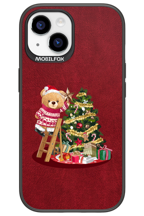 Christmas Bear (Burgundy) - Apple iPhone 15