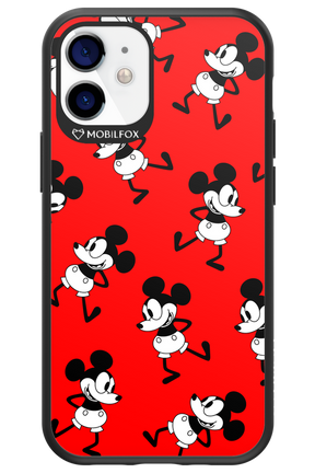Iconic Mouse (red pattern) - Apple iPhone 12 Mini
