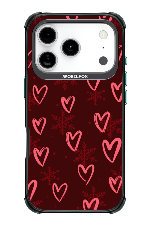 Christmas Hearts - Apple iPhone 17 Pro