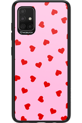 Sprinkle Heart Pink - Samsung Galaxy A51