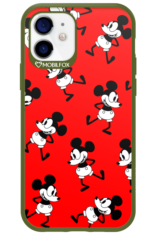 Iconic Mouse (red pattern) - Apple iPhone 12