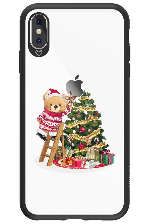Christmas Bear (Transparent) - Apple iPhone XS Max