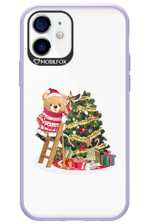 Christmas Bear (Transparent) - Apple iPhone 12