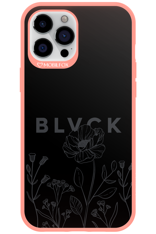 Black Flowers - Apple iPhone 12 Pro Max