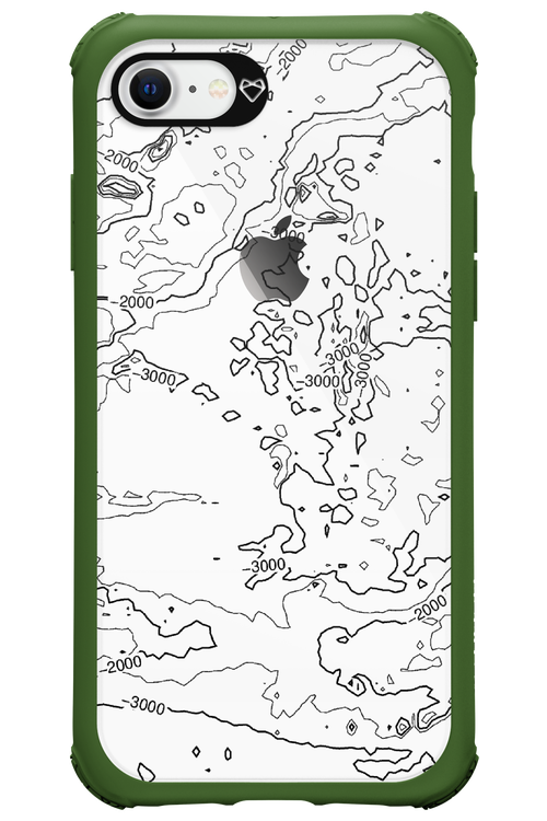Contour Map 2.0 - Apple iPhone 8