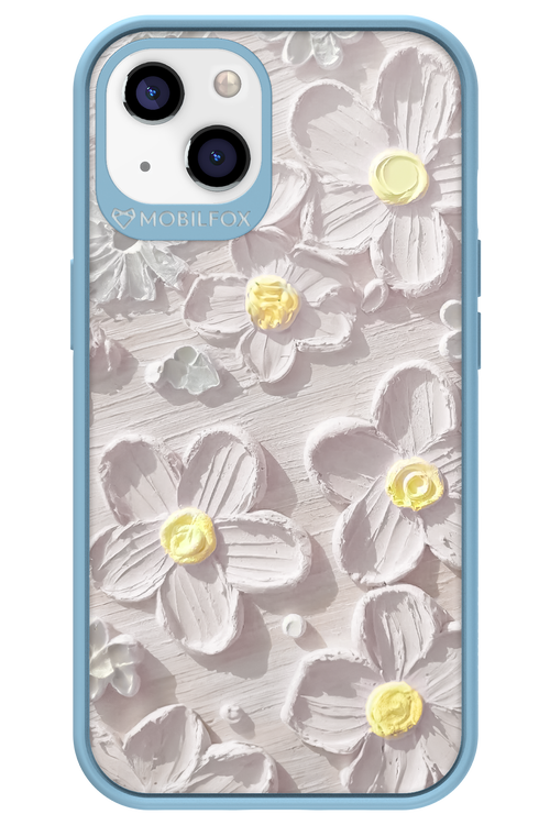 White Flowers - Apple iPhone 13
