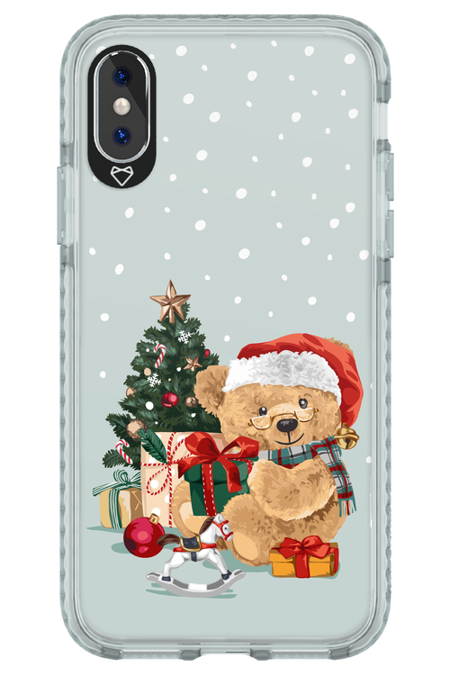 Merry Christmas Bear - Apple iPhone X