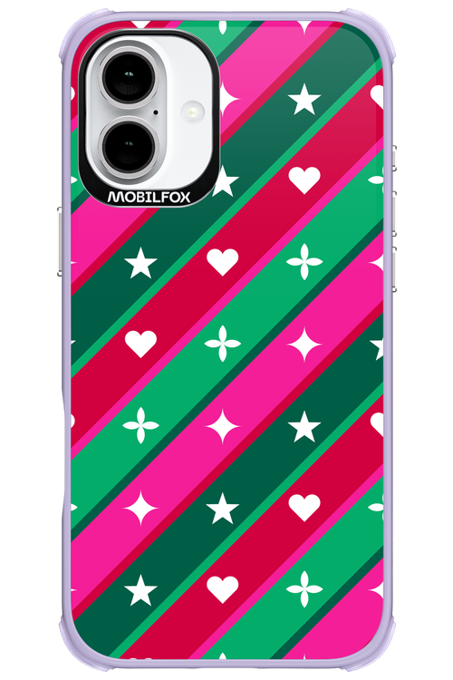 Christmas Stripes - Apple iPhone 16 Plus