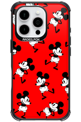 Iconic Mouse (red pattern) - Apple iPhone 16 Pro