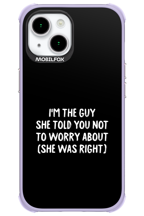 She was right 2.0 - Apple iPhone 15