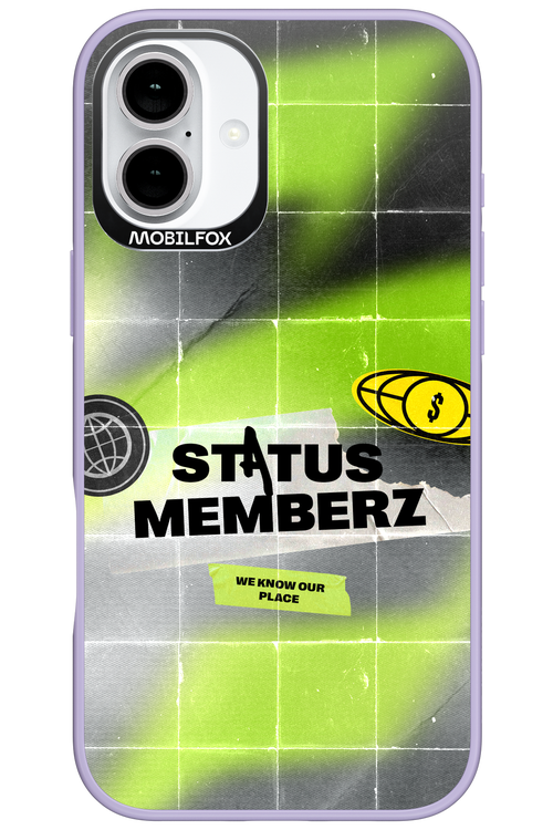 Status Memberz - Apple iPhone 16 Plus