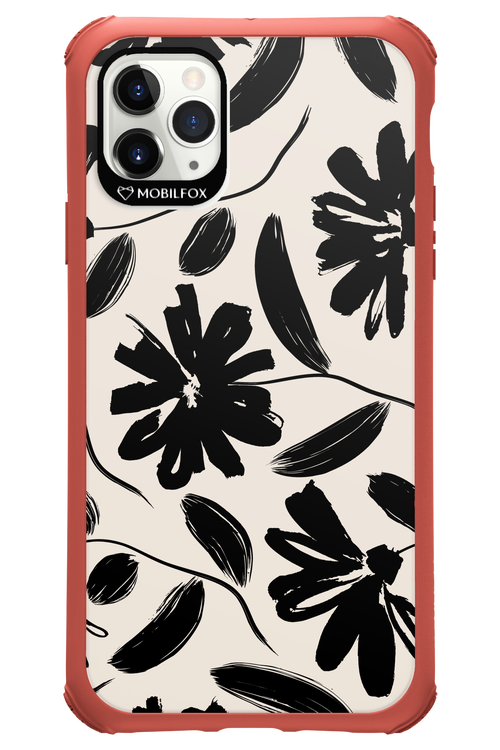 Monochrome Flowerss 2.0 - Apple iPhone 11 Pro Max