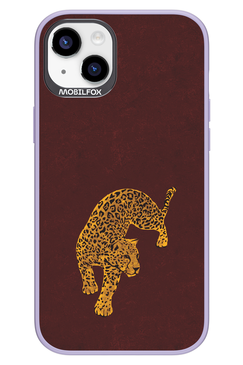 Burgundy Leopard - Apple iPhone 14 Plus