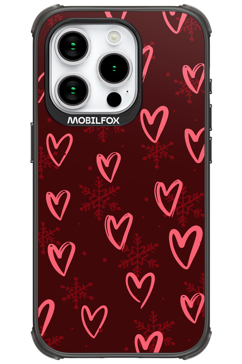 Christmas Hearts - Apple iPhone 15 Pro