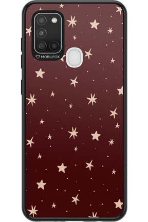 Burgundy Stars - Samsung Galaxy A21 S