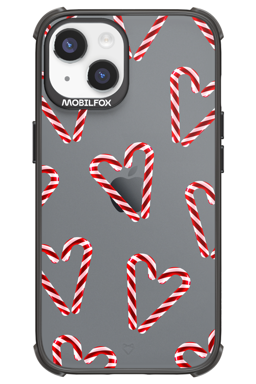 Candy Cane Hearts - Apple iPhone 14