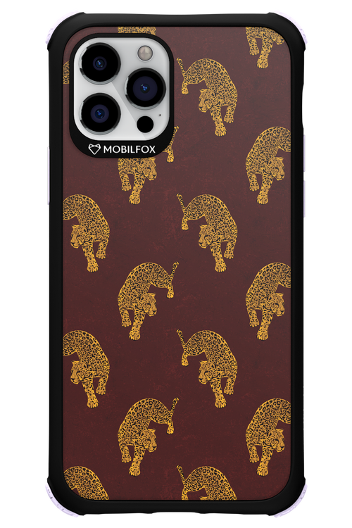 Burgundy Leopard Pattern - Apple iPhone 12 Pro