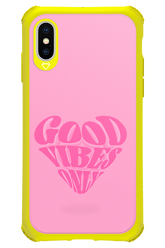 Good Vibes Heart - Apple iPhone X