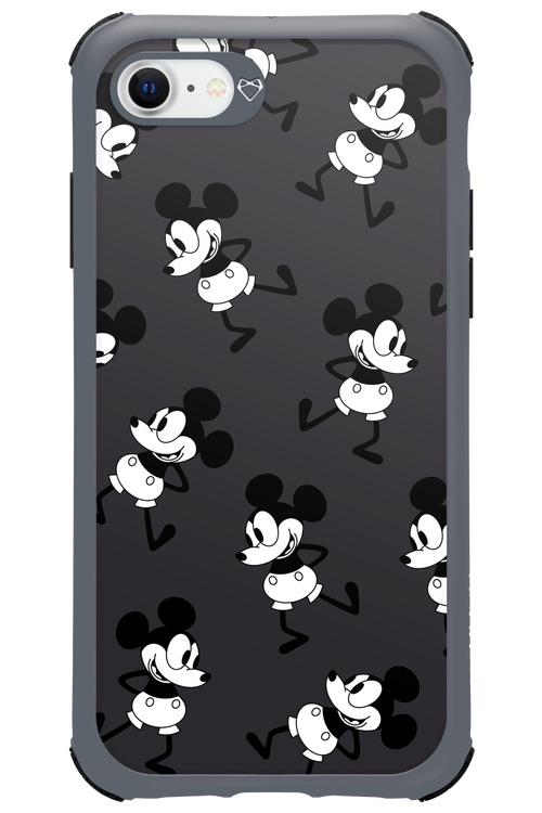 Iconic Mouse (antracite pattern) - Apple iPhone SE 2022