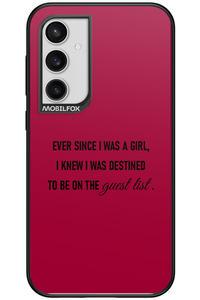 Guest List - Samsung Galaxy S23 FE