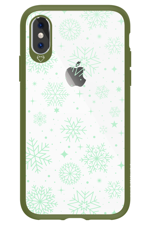 Tiffany's Snowflakes - Apple iPhone XS