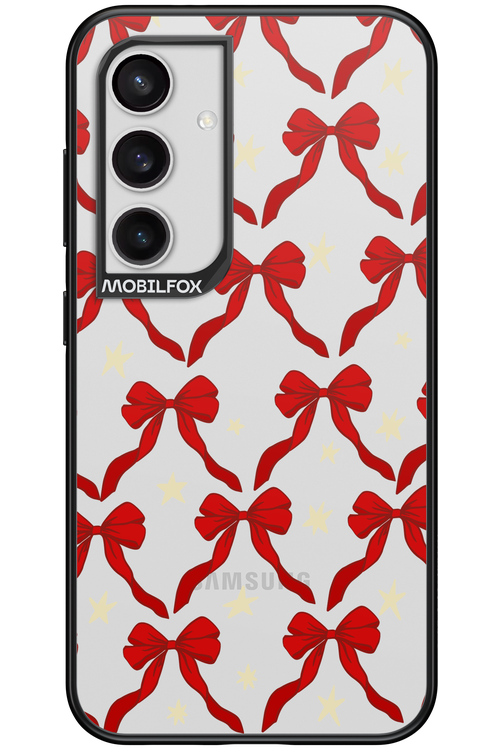 Bow & Stars (Transparent) - Samsung Galaxy S24