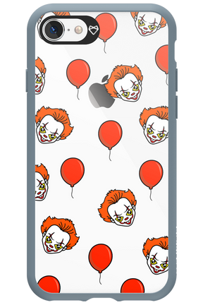 Mystery Clown (Transparent) - Apple iPhone 8