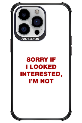 I'm not - Apple iPhone 13 Pro