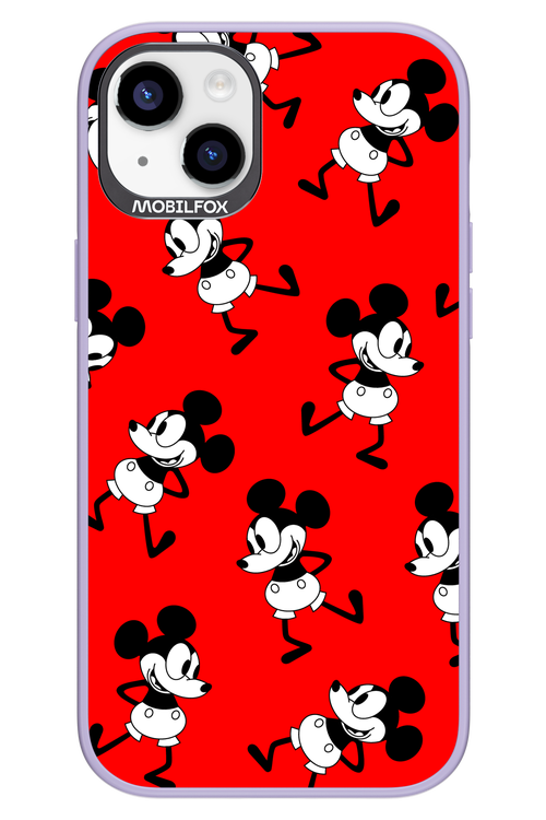 Iconic Mouse (red pattern) - Apple iPhone 14 Plus