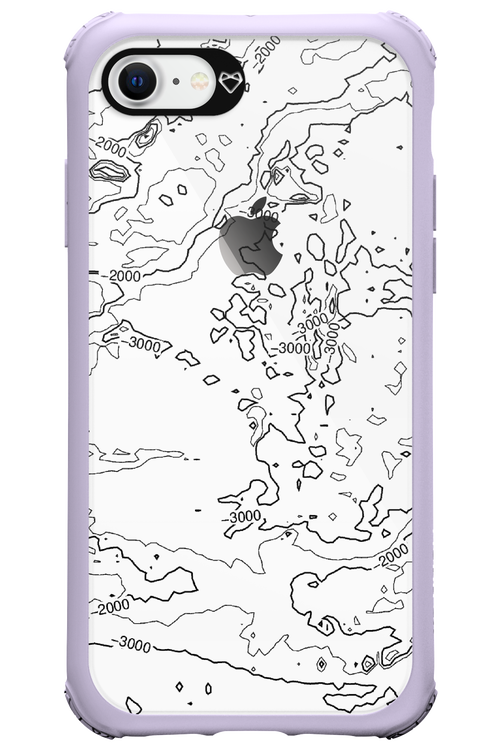 Contour Map 2.0 - Apple iPhone 8